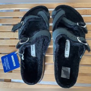 Birkenstock Mayari Shearling Sandals